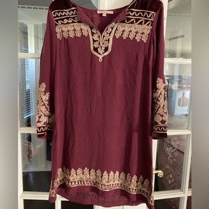 Calypso St. Barth Silk Dress Tunic Small